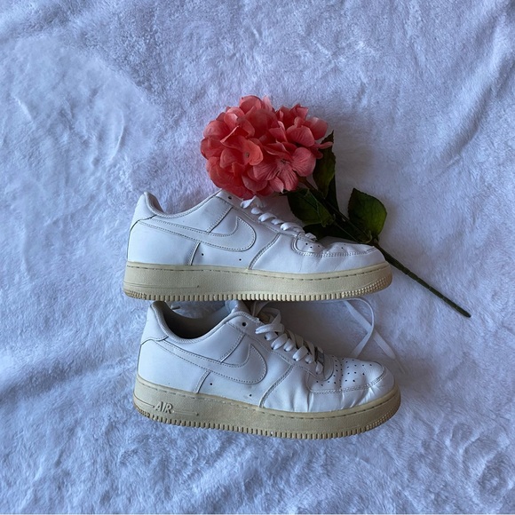 Nike Other - Nike Air Force 1 Shoes White Sneakers Size 8